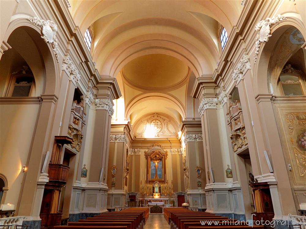 Rimini (Italy) - Interior of the Church of San Francesco Saverio, alias Church of the Suffrage